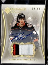 2024 UD ULTIMATE COLLECTION NIKITA NESTERENKO UPDATE ROOKIES AUTO PATCH MEM /99
