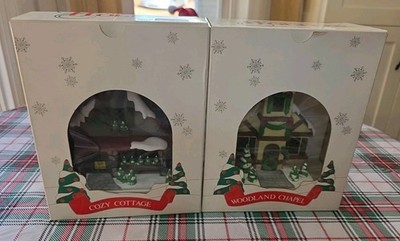 Dept 56 Christmas Hide A Way Hollow Series Complete Set Of 2 Nib 