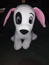 Disney 101 Dalmatians Patch Plush Stuffed Animal Black White Dog Puppy