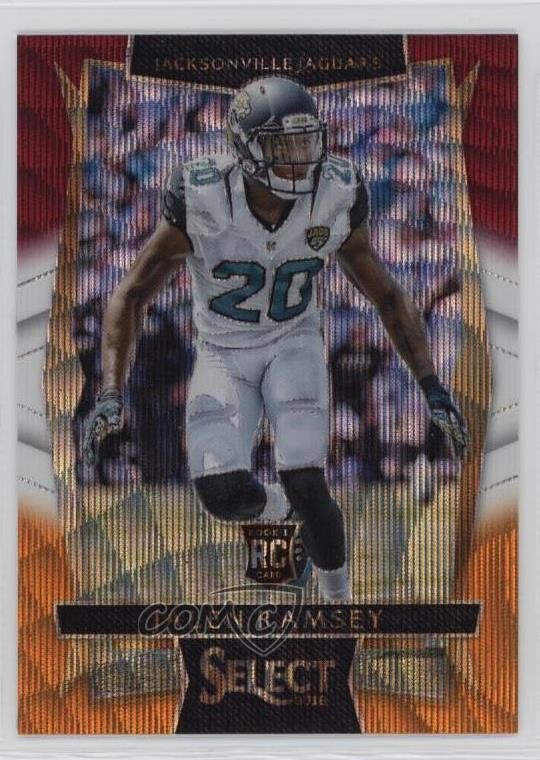 2016 Panini Select Concourse Tri-Color Prizm Jalen Ramsey #44 Rookie RC h8k