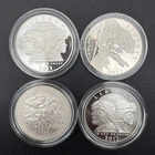 Lot Of 4 Commemorative Silver Dollars / 3 Proofs #307D