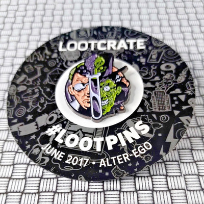 Lootcrate Lootpins Juni 2017 Alter-Ego Pin Anstecker 32 mm x 26 mm