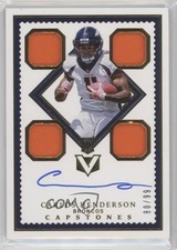2017 Panini Vertex Rookie Capstones 80/99 Carlos Henderson #130 Auto 1b8
