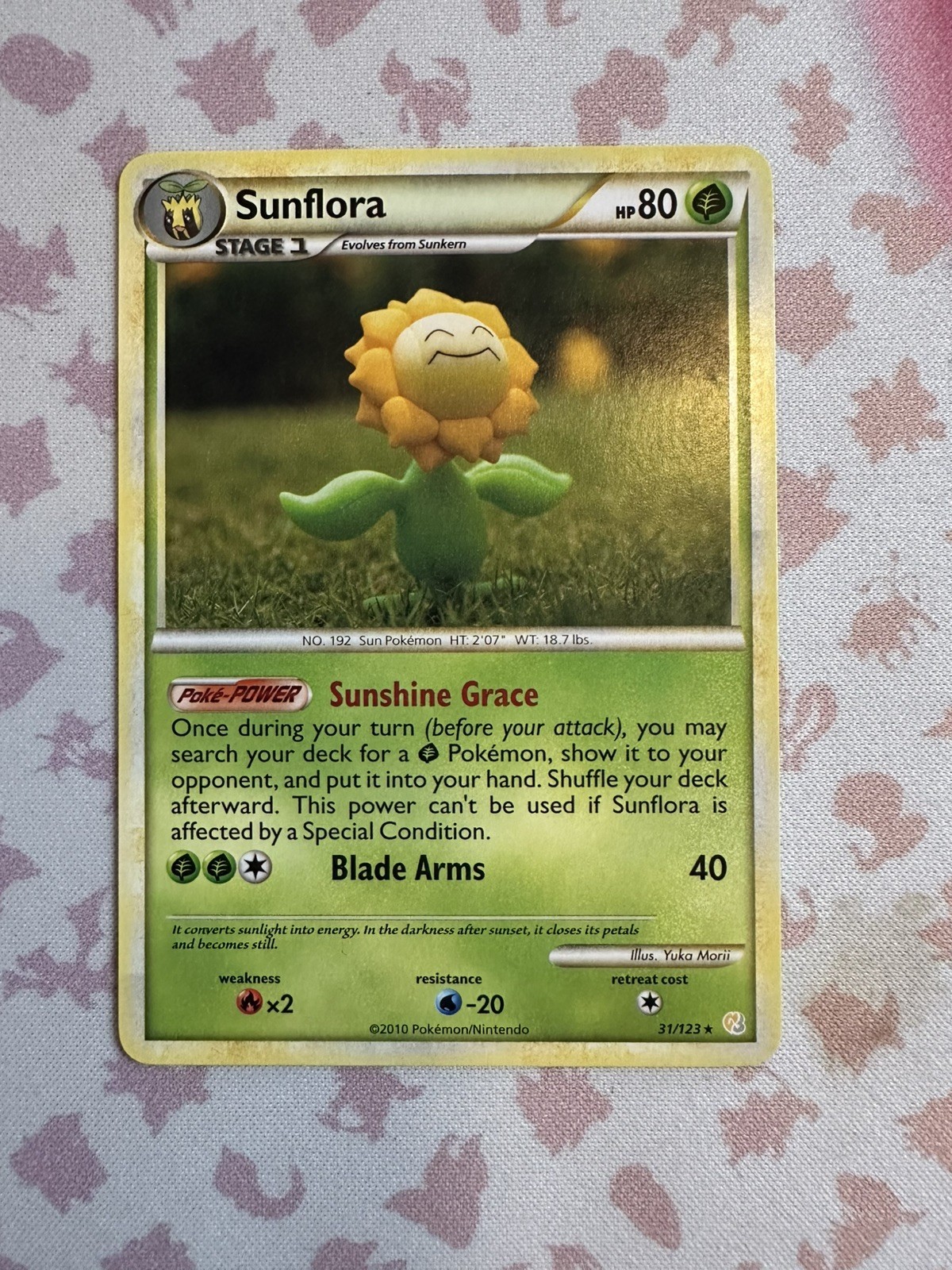 Sunflora 31/123 Heartgold & Soulsilver Regular NM