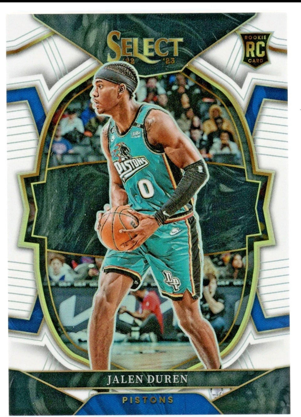 2022-23 Panini Select Concourse White Prizm 33/149 Jalen Duren #98 Rookie RC