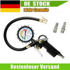 Geeichter Druckluft Reifenfüller 15Bar Reifenfüllpistole mit Manometer