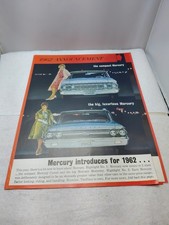 Mercury Introduces For 1962 Comet And Monterey Vintage Print Ad Multi Page Ad