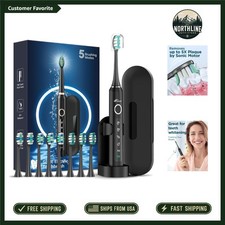 Advanced Teeth Whitening Sonic Toothbrush - 41,000 Vibrations for Radiant Smiles