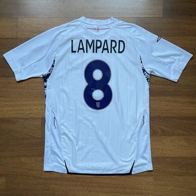 Umbro イングランド代表 サッカーシャツ 2007-2009 ENGLAND UMBRO 2007/2009 FOOTBALL SOCCER HOME JERSEY #8 FRANK
