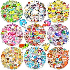 600 Pack Cute Waterproof Vinyl Stickers for Kids   Bulk Water Bottle Laptop