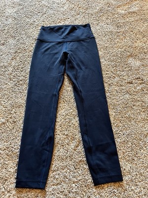 Lululemon Align Size 6 Leggings - Dark Blue