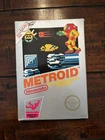 Metroid NES Nintendo BOX ONLY with Foam Insert Vintage Nintendo Silver Box Nice