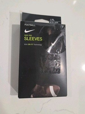 NEW Size L/XL Nike Pro Dri-Fit Football Sleeves 2-Pack Red Men's