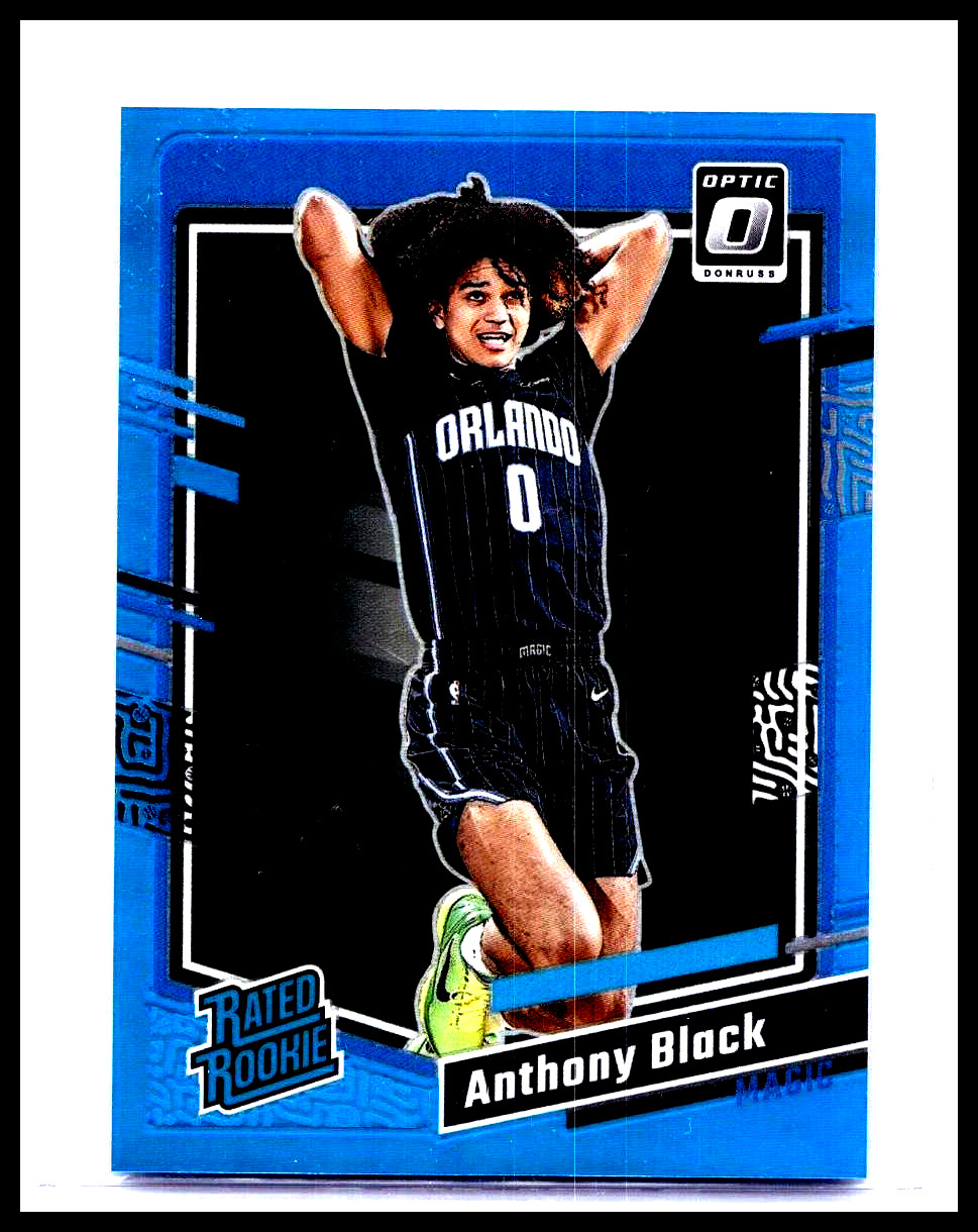 2023-24 Donruss Optic Anthony Black Blue Seismic #/249 #207 RC