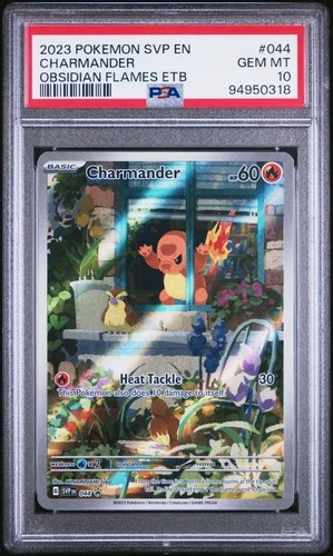 2023 POKEMON SVP EN-SV BLACK STAR PROMO #044 CHARMANDER PSA 10