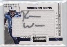 2012 Panini Gridiron Gems 53/299 Kendall Wright #318 Rookie Relic Auto RC