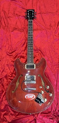 YAMAHA SA700 Super Axe Cherry 1979 Japan Vintage Semi Hollow E-Gitarre MIJ