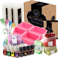 Soap Making Kit - Soap Making Supplies Melt and Pour - DIY Set for Adults and Ki