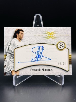 2024-25 Topps Definitive - Fernando Morientes /25 On Card Autograph 01/25 #LA-FM