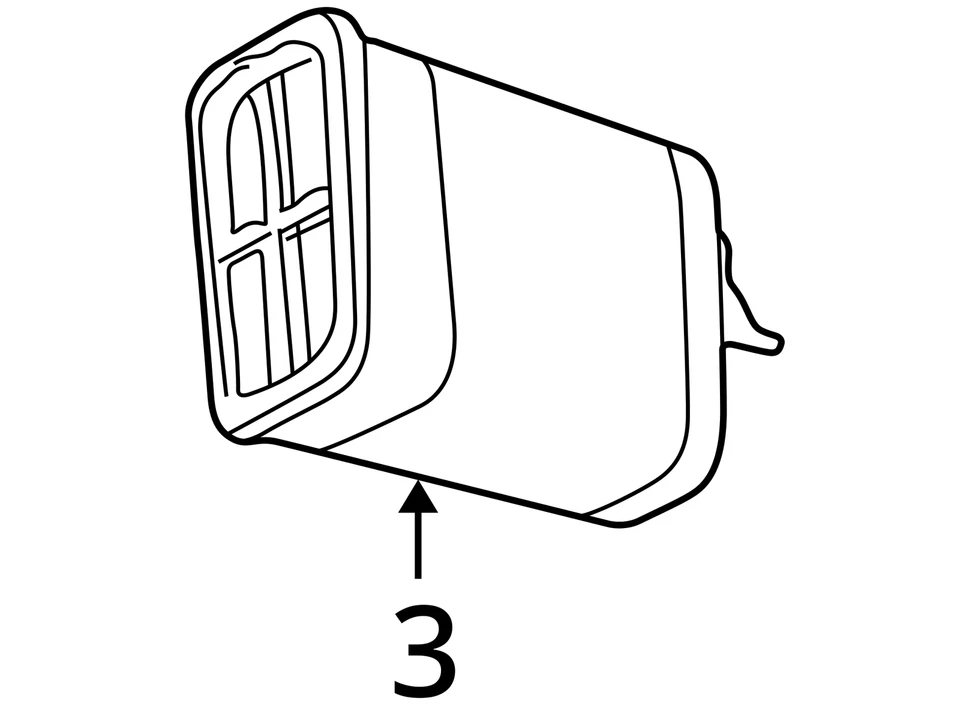 Chevrolet Malibu 2005 bote de carbón de vapor de combustible TNVZI Foto 4 de 4