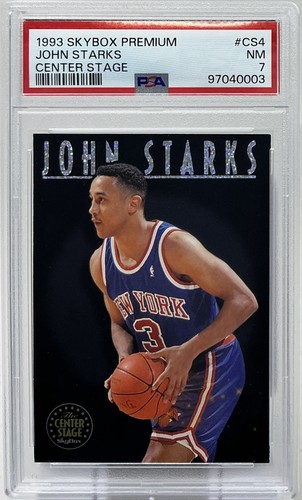 John Starks #CS4 1993 Skybox Premium Center Stage card