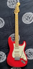 Chitarra Elettrica Di Carlo Guitars ST HSS Red Rossa 