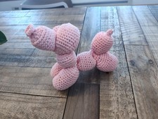 Handmade Stuffed Animal Crochet Balloon Dog