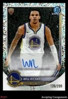 2025-26 Bowman Chrome Speckle Refractors Will Richard RC ROOKIE AUTO 126/299