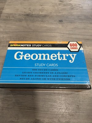 SoarkNotes Study Cards Geometry (600 Cards) Used For Studying Geometry