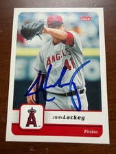 Signed 2006 Fleer - John Lackey