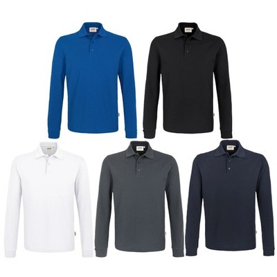 HAKRO 820 Longsleeve Poloshirt Classic Herren Langarm Polo 100% Baumwolle