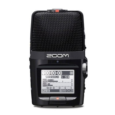 Zoom H2n 24-Bit 96kHz WAV/MP3 Handy Audio Recorder w/USB Computer Interface