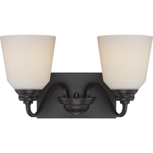 Nuvo Lighting 62/377 Calvin Bathroom Vanity Light Mahogany Bronze