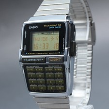 Orologio Uomo Vintage anni 80 CASIO DBC-300 Data Bank Calculator Modulo...