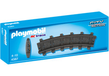 PLAYMOBIL RC Train Gleise 4387 Kurven mit Verbinder f&uuml;r Z&uuml;ge und Zubeh&ouml;r SELTEN