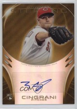 2013 Bowman Sterling Rookie Gold Refractor 7/50 Tony Cingrani #BSAR-TC Auto 1d2e