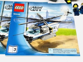 LEGO CITY: Helicopter Surveillance 60046 100% Complete w/ Instruction Manuals