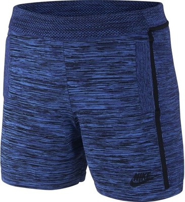 Nike Nikelab Tech Knit Shorts Kurzhose Blue 747980 439 S
