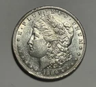 1886 S  MORGAN DOLLAR AU+ DETAILS