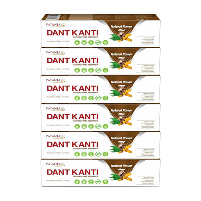 Patanjali Dant Kanti Natural Toothpaste   Herbal Ayurvedic Fluoride-Free Toothpa