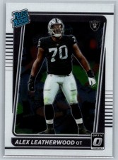 2021 Donruss Optic #266 Alex Leatherwood Rookie Las Vegas Raiders F61