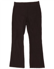 Marks  Spencer Womens Leggings UK 16 Large Black Viscose DR19