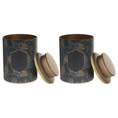 2 Pcs Vorratsdosen Tee Teeaufbewahrer Teeaufbewahrung Lagerkanister