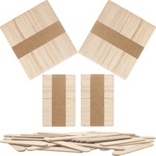 Holzstäbchen 200 Stück 114 mm und 64 mm Birke DIY Bastelzubehör Eisstiele für...