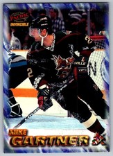 1997-98 Pacific Invincible Mike Gartner #152 Phoenix Coyotes Hockey Card