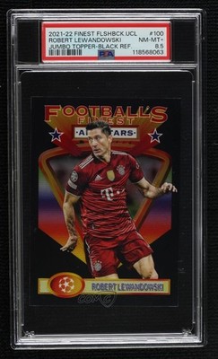 2021 Topps Finest Flashbacks UEFA Champions League 14/25 Robert Lewandowski 8d2