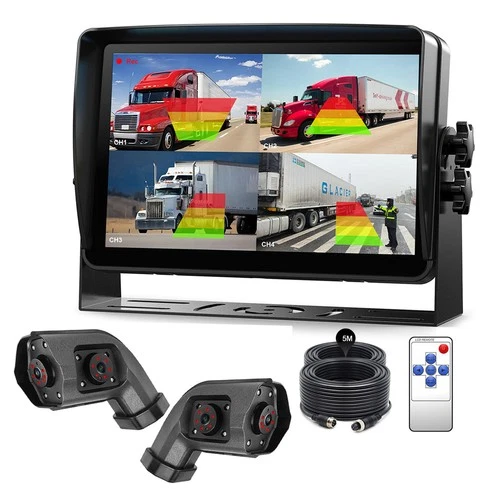 Electronic Rear View Mirror Camera 1080P for Truck Bus Side 7" BSD DVR Monitor