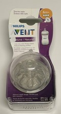 Philips Aren t Anti-Colic Fast Flow Nipple 6 Months 2 Pack Natural