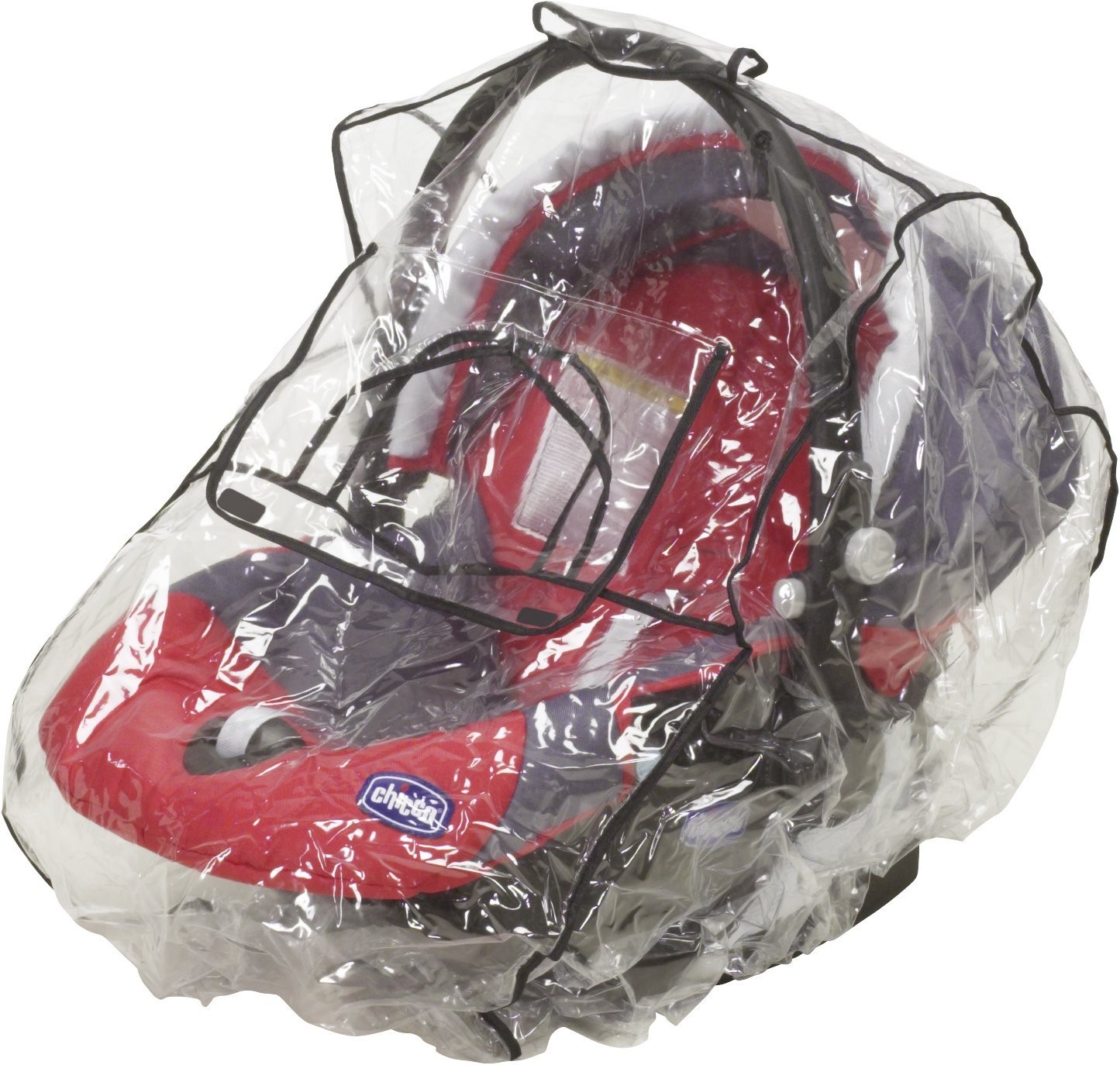 Housse de pluie universelle transparente en EVA pour poussettes et landaus