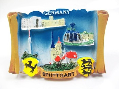 Stuttgart Baden Württemberg Poly Magnet Germany Souvenir  Deutschland Neu
